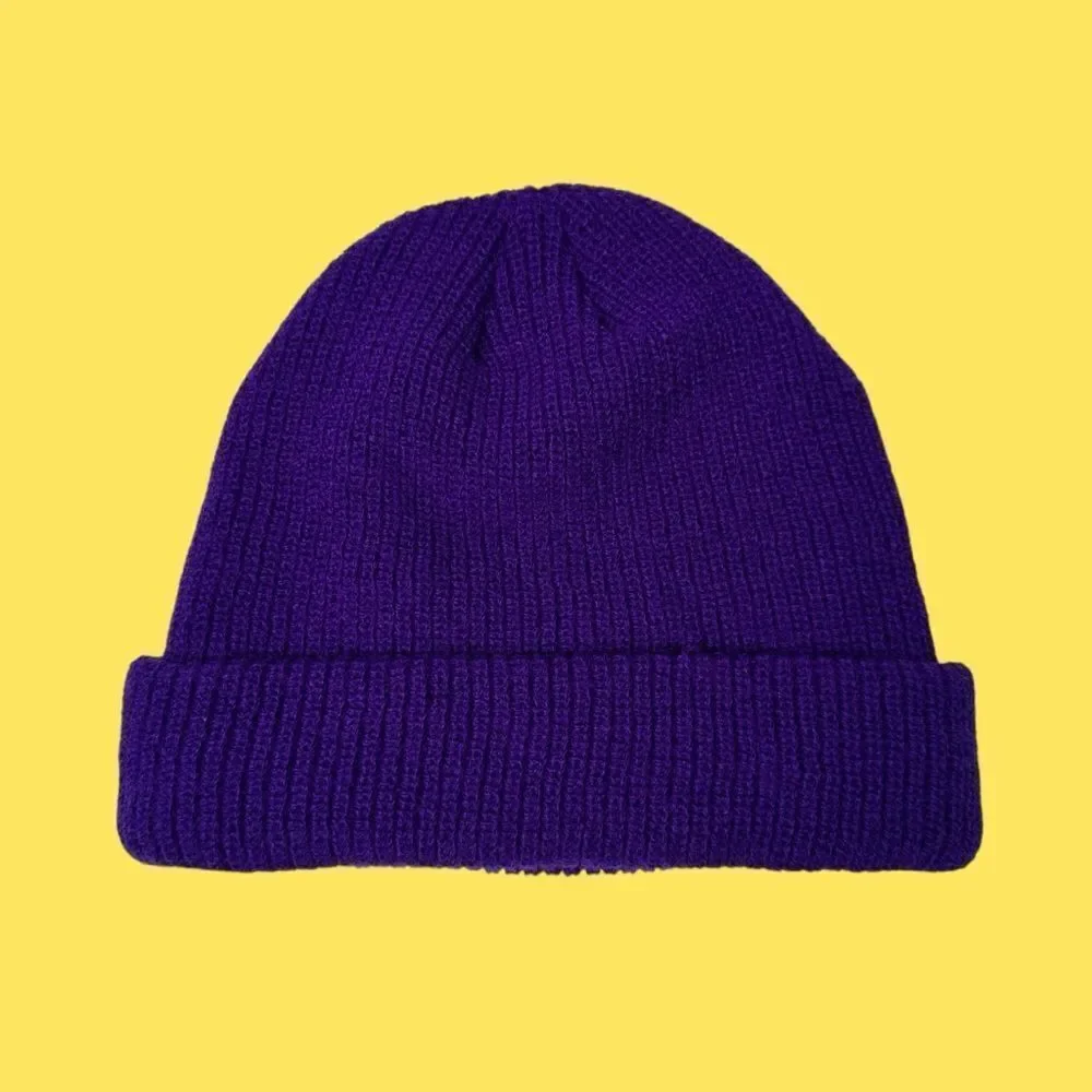 Hot Rod Los Angeles Signature LA Lakers Purple Knit Beanie Cap